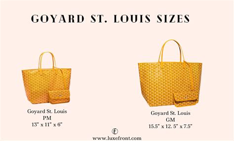 Goyard Tote Sizes: The Goyard St. Louis Tote And The Goyard Artois T.